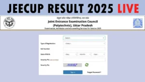 Jeecup polytechnic result